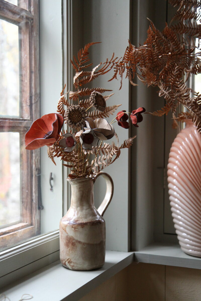 Bukett Eviga blommor Aprikos/beige - Bild 2